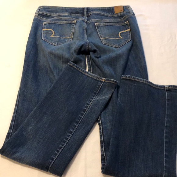 American Eagle Denim Stretch Slim Boot 6 Long - Picture 3 of 8